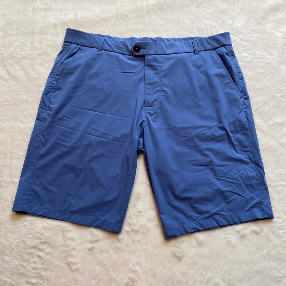 (38) Greyson Athletic Shorts Cornflower Light Blue Golf Golfing Athleisure